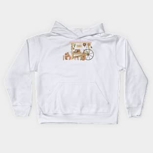 Fantasy Peddler's Cart Kids Hoodie